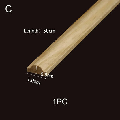 Decorative Wood Moldings Wooden Furniture Applications Decals for Walls Wood Corner Cabinet Applique Home Decor Items Figurines