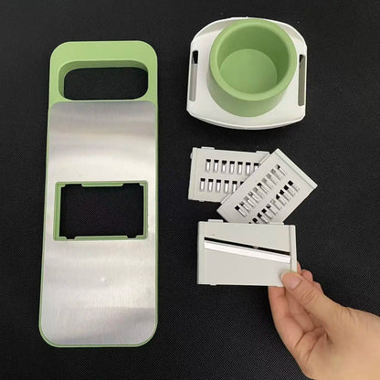 Slicer Stainless Steel Vegetable Slicer with 3 Blades Julienne Slicer Cutter for Potato Carrot