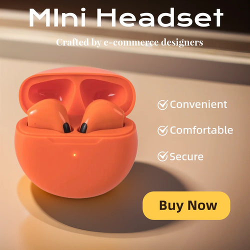 Fashion Wireless Headset - Stylish Bluetooth Headphones for Music And Calls Hifi Sound Earphones Headset Game