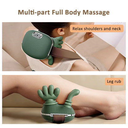 Electric Bionic Neck Shoulder Massager Kneading Massager - Buy 1 Get 1