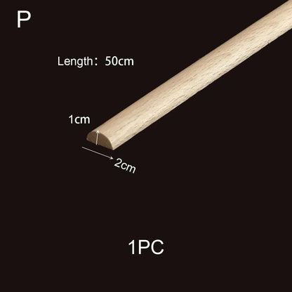 Decorative Wood Moldings Wooden Furniture Applications Decals for Walls Wood Corner Cabinet Applique Home Decor Items Figurines