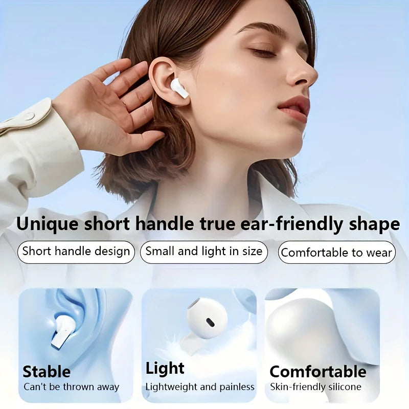 Lenovo Pro 5s Headphones Mini Portable Wireless Bluetooth Earphones Noise Reduction and Long Battery Life With Mic 2026