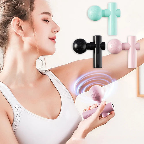 1Pcs USB Mini Massage Tool Fascia Machine Muscle Relaxation Vibrating Tool Rod Massage Fitness Equipment Neck Grab Fascia Tool