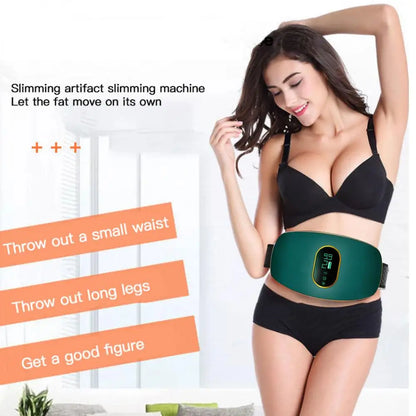 Slimming Belly Belt Massager Losing Weight Fat Burn Ardente Fitness Celulite Abdominal Corporal Massagem Massageador Stimul G4V3