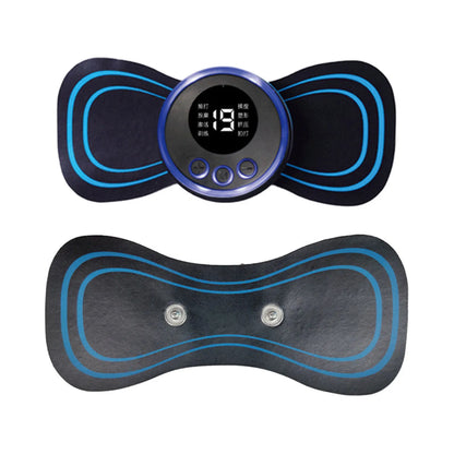 EMS Electric Massager Tens LCD Display Neck Stretcher Cervical Vertebra Massage Patch for Muscle Pain Relief Shoulder Relaxation