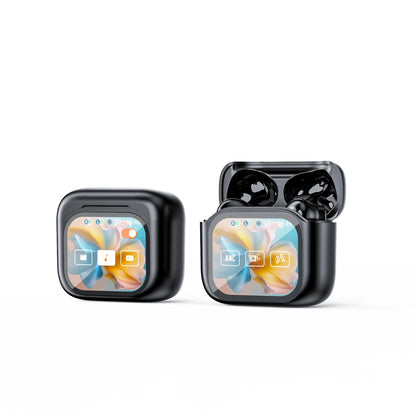 Smart ANC Touchscreen Earbuds – Bluetooth 5.4 & HD Calls - With Colour