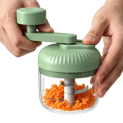 Multifunctional Vegetable Chopper Small Food Processor - Without Colour