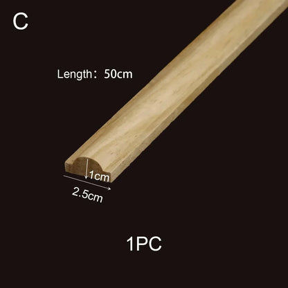 Decorative Wood Moldings Wooden Furniture Applications Decals for Walls Wood Corner Cabinet Applique Home Decor Items Figurines