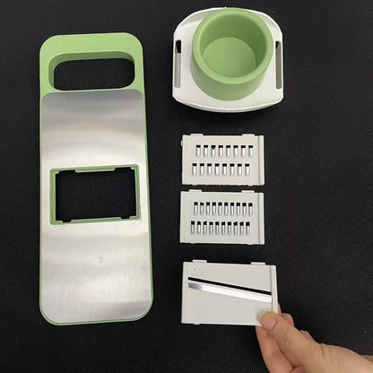 Slicer Stainless Steel Vegetable Slicer with 3 Blades Julienne Slicer Cutter for Potato Carrot
