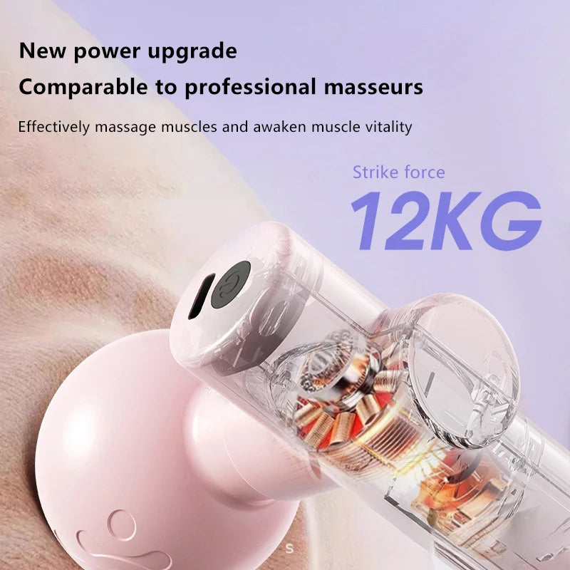 1Pcs USB Mini Massage Tool Fascia Machine Muscle Relaxation Vibrating Tool Rod Massage Fitness Equipment Neck Grab Fascia Tool