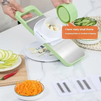Slicer Stainless Steel Vegetable Slicer with 3 Blades Julienne Slicer Cutter for Potato Carrot