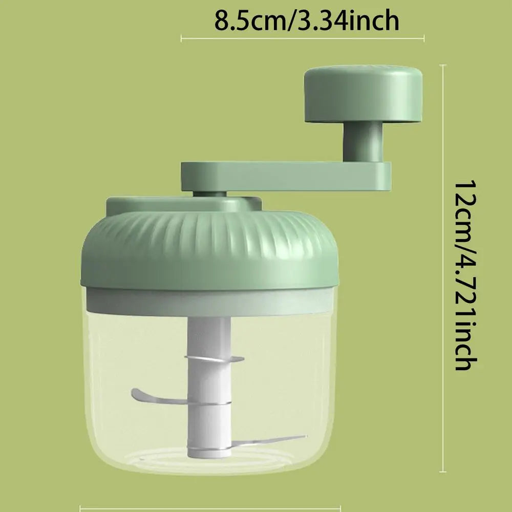 Multifunctional Vegetable Chopper Small Food Processor - Without Colour