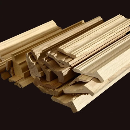 Decorative Wood Moldings Wooden Furniture Applications Decals for Walls Wood Corner Cabinet Applique Home Decor Items Figurines