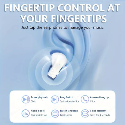 Lenovo Pro 5s Headphones Mini Portable Wireless Bluetooth Earphones Noise Reduction and Long Battery Life With Mic 2026