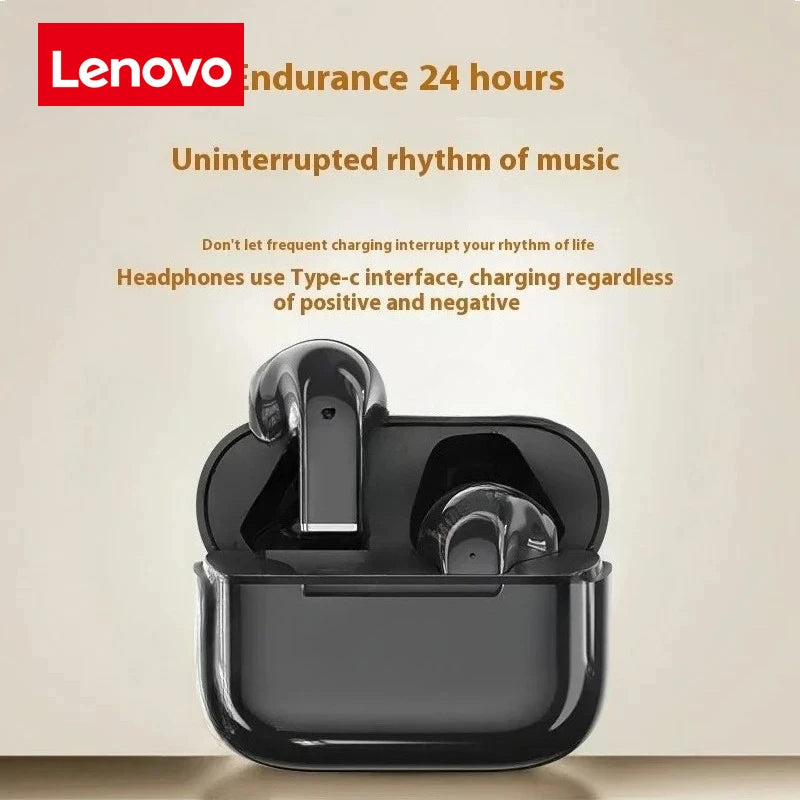 Lenovo Pro 5s Headphones Mini Portable Wireless Bluetooth Earphones Noise Reduction and Long Battery Life With Mic 2026