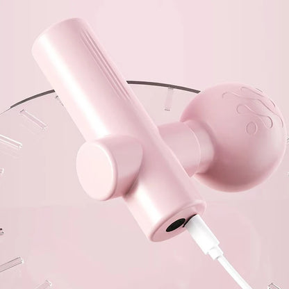 1Pcs USB Mini Massage Tool Fascia Machine Muscle Relaxation Vibrating Tool Rod Massage Fitness Equipment Neck Grab Fascia Tool