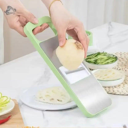 Slicer Stainless Steel Vegetable Slicer with 3 Blades Julienne Slicer Cutter for Potato Carrot