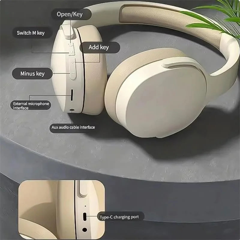 Original Wireless Headphones P2961 Bluetooth 5.3 Earphone For Xiaomi Samsung IPhone Stereo HIFI Headset Game Earbuds With Mic