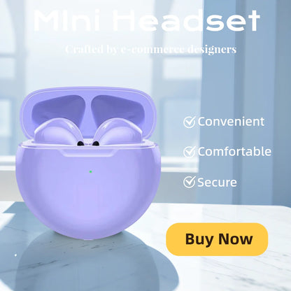 Fashion Wireless Headset - Stylish Bluetooth Headphones for Music And Calls Hifi Sound Earphones Headset Game