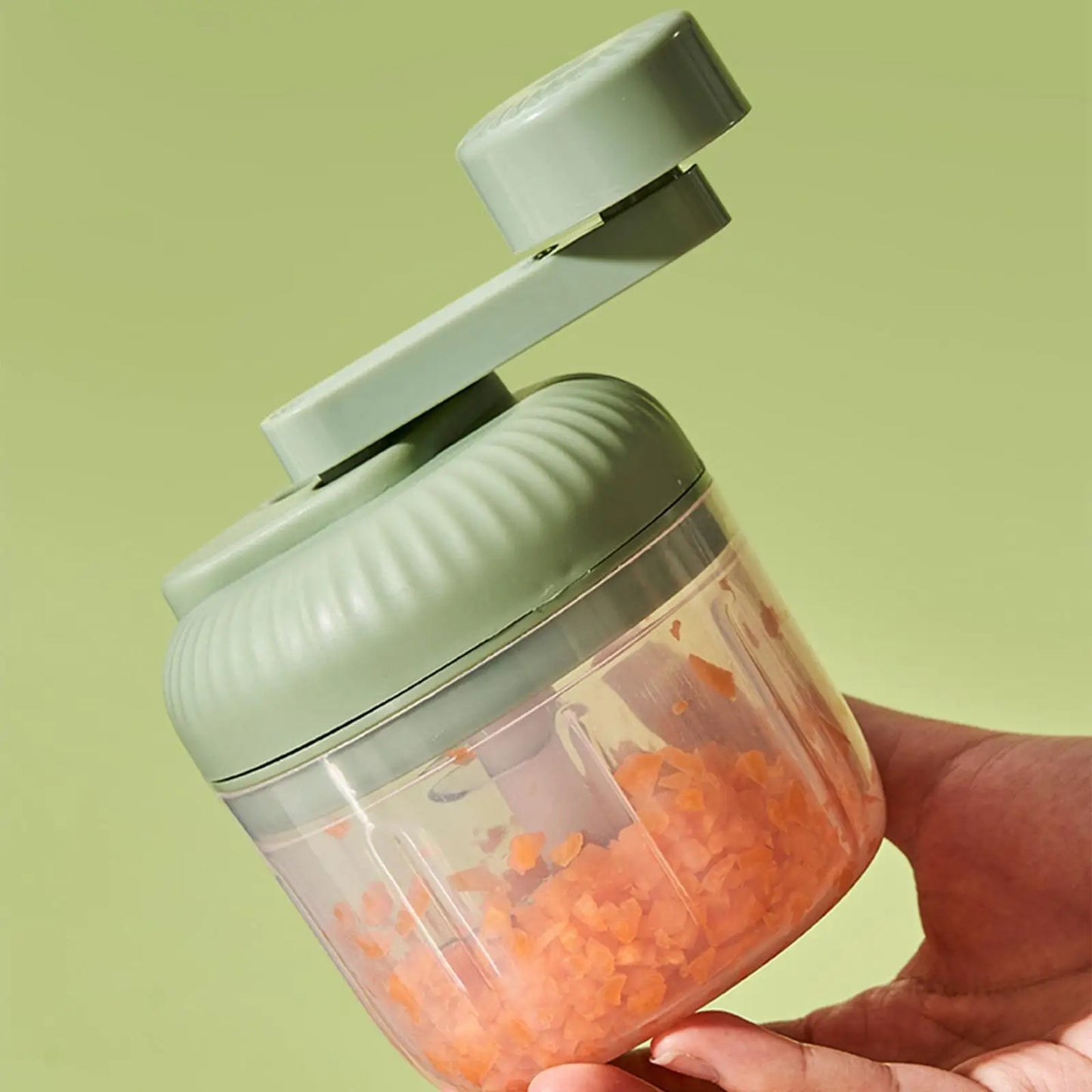 Multifunctional Vegetable Chopper Small Food Processor - Without Colour